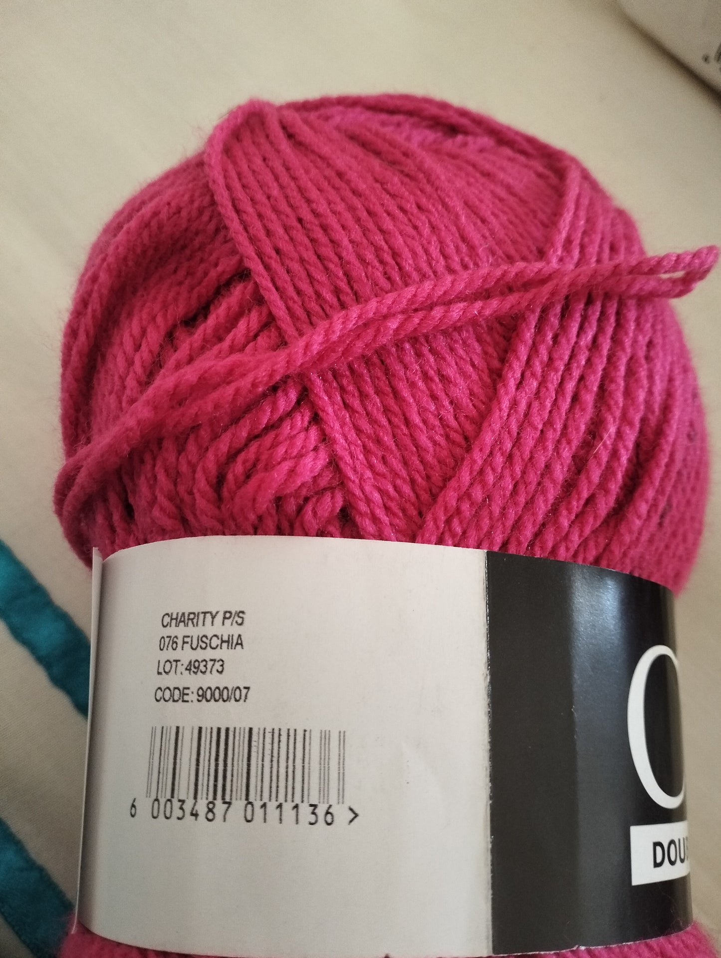 Fuschia Charity 100g D/K